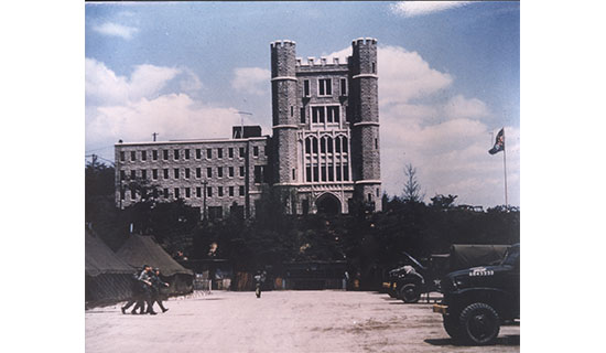 US Air Force Division #5 Stationed in the School of Telecommunication during the Korean War