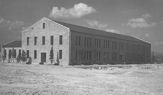 Construction of the College of Agriculture and Forestry (Present School of Education Building)
