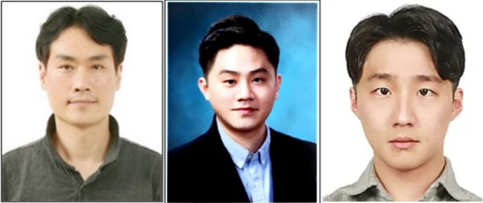 왼쪽부터 디스플레이·반도체물리학부 류승윤 교수(교신저자), 김동현 대학원생(제1저자), 이창민 대학원생(제1저자)