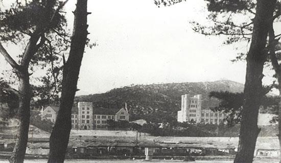 General view of the school after the completion of Central Library