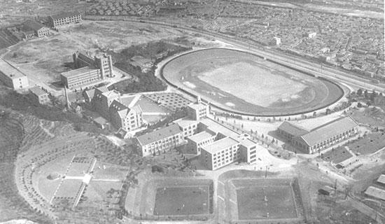 General view of the university after completion of the Seokwan