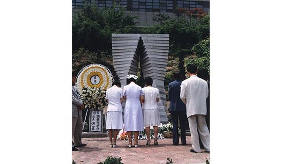 Unveiling of the Gratitude Tower for those who donated their bodies for medical research